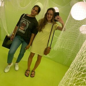 Cotton Emporium Striped Yellow White T-shirt Shirt Dress Size XS Short Sleeve